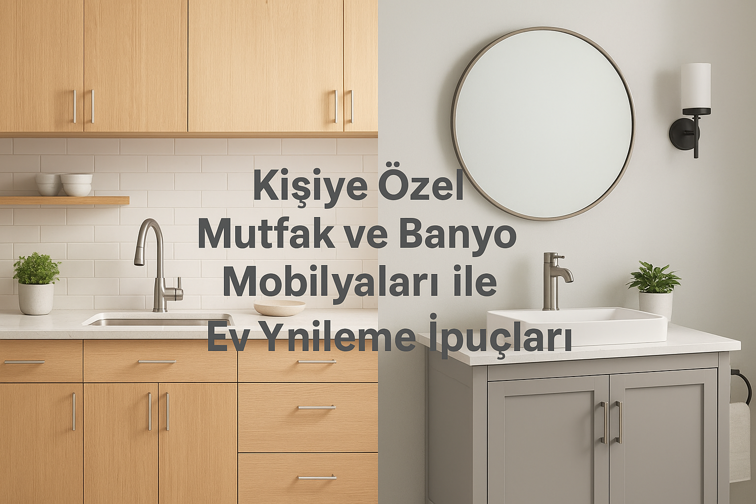 Kişiye Özel Mutfak ve Banyo Mobilyaları ile Ev Yenileme İpuçları